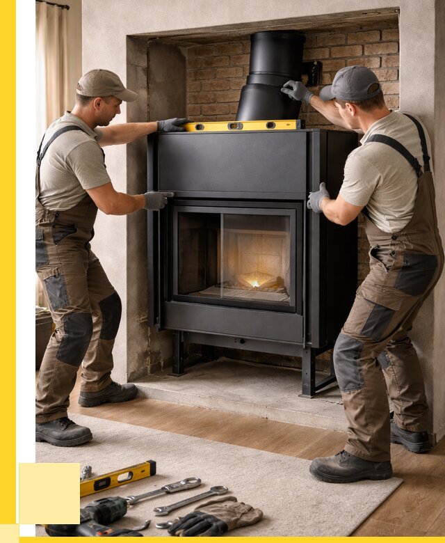 Установка каминных топок в Махачкале под ключ от 18639 р. | ЭриданМхч