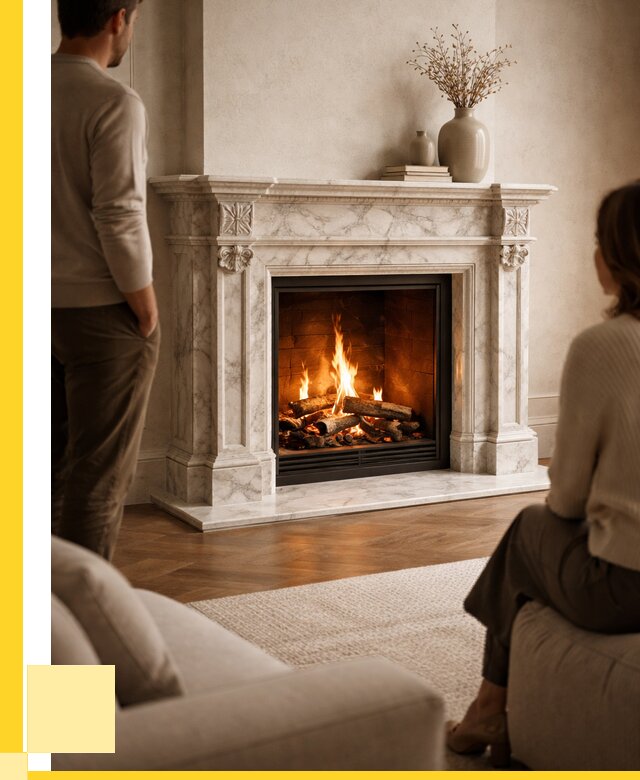 Мраморные камины под ключ в Махачкале от 258875 р. | ЭриданМхч