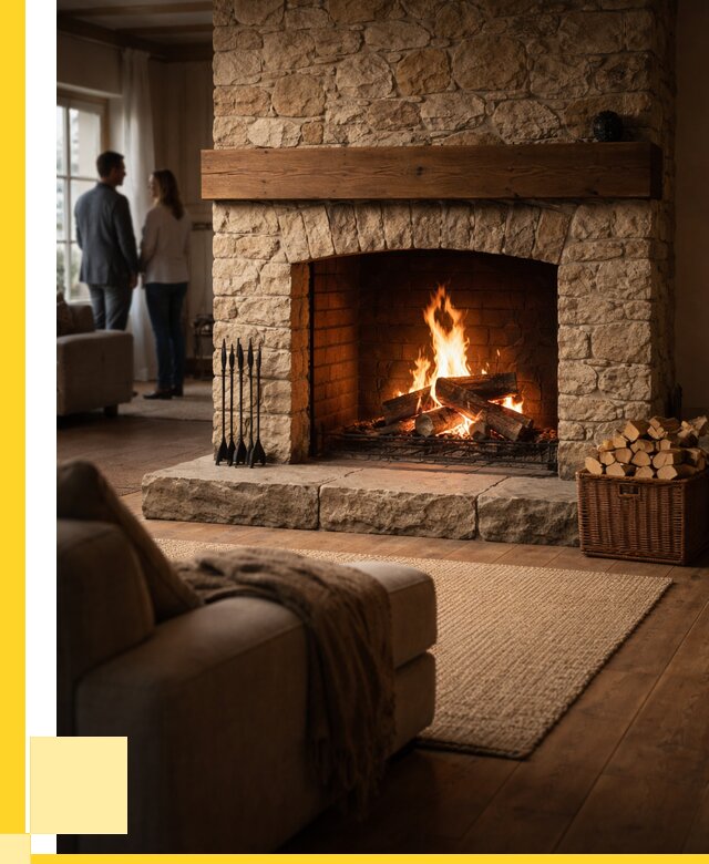 Открытые камины под ключ в Махачкале от 155325 р. ЭриданМхч