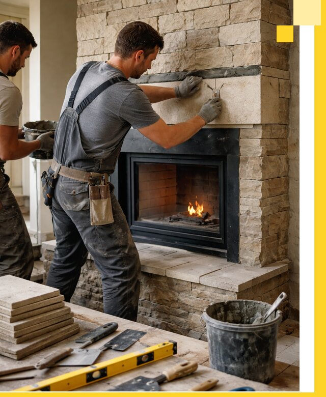 Проектирование и установка открытых каминов в Махачкале