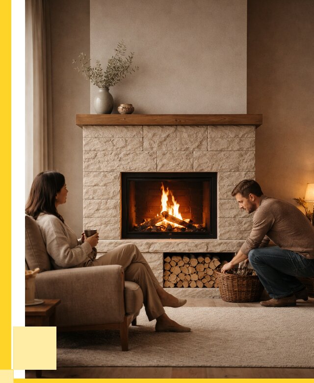 Камины для дома в Махачкале под ключ от 155325 р. | ЭриданМхч