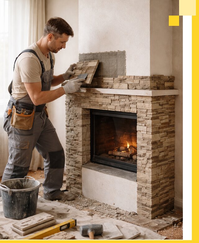 Изготовление и монтаж каминов для дома под ключ в Махачкале