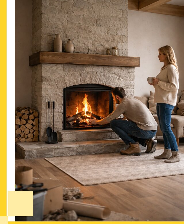 Камины для загородного дома в Махачкале от 362425 р., ЭриданМхч