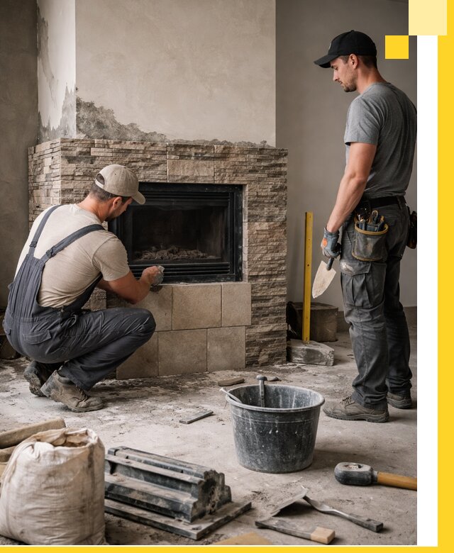 Камины под ключ в Махачкале: проект, изготовление и монтаж