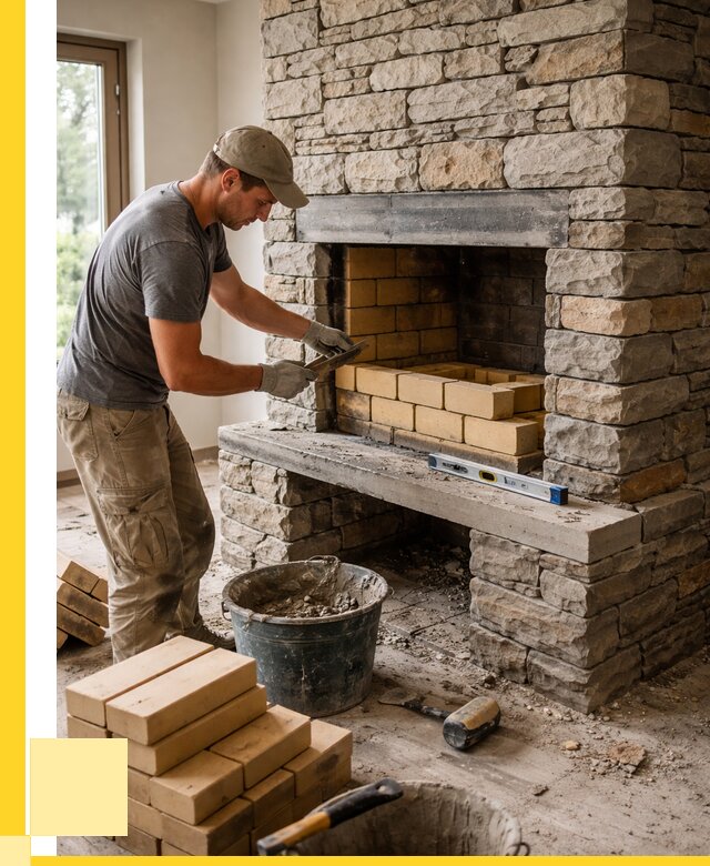 Кладка каминов и камина в Махачкале от 25888 р. ЭриданМхч