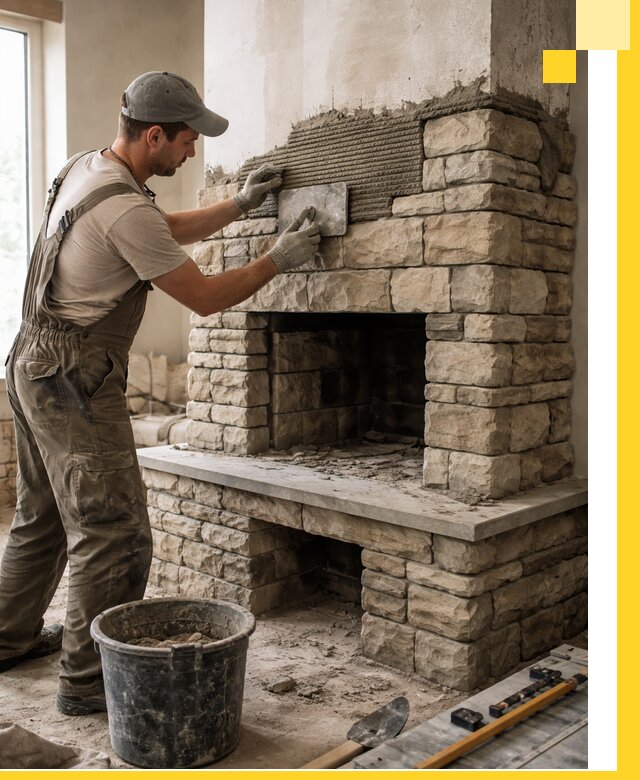 Строительство каминов под ключ в Махачкале от проектирования до монтажа