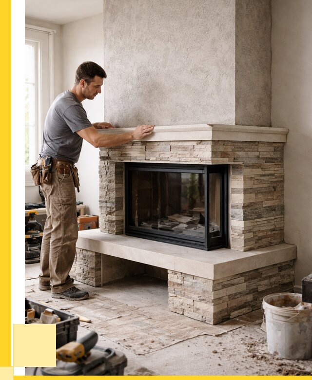 Изготовление каминов под ключ в Махачкале от 155325 р. | ЭриданМхч