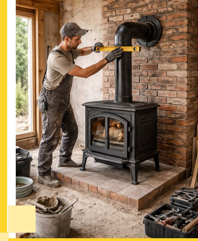 Монтаж печей установка банной печи в Махачкале от 15533 р. | ЭриданМхч