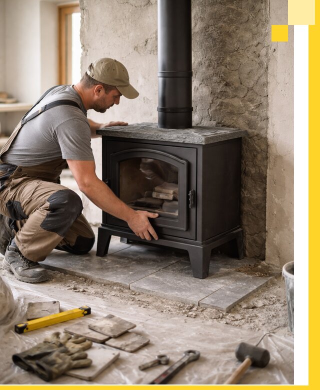 Профессиональный монтаж печей и каминов в Махачкале под ключ