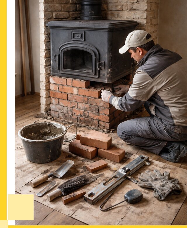 Ремонт печей в Махачкале от 12426 р., услуги печника ЭриданМхч