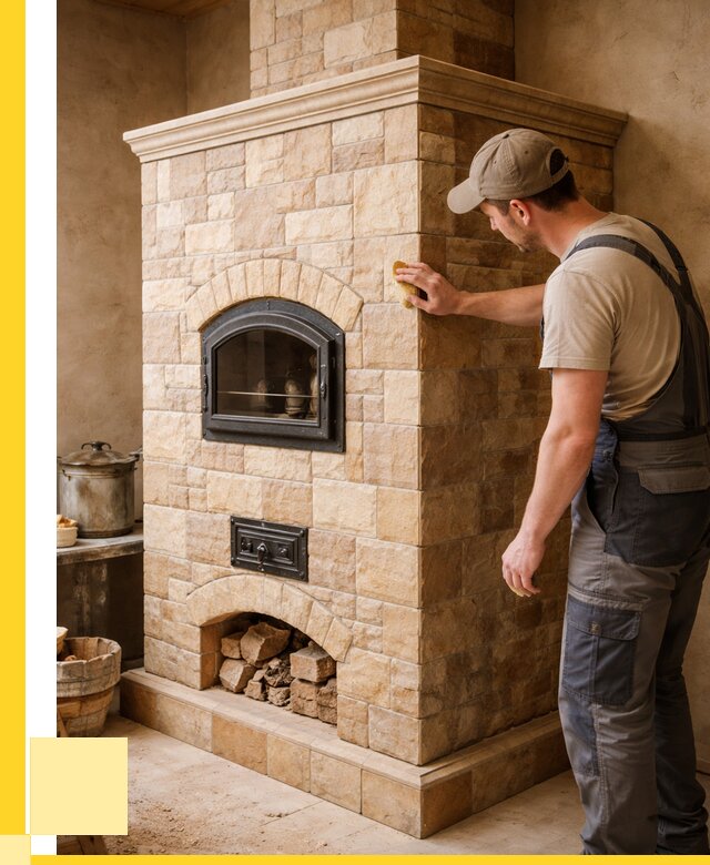 Облицовка печей в Махачкале от 4660 р. под ключ | ЭриданМхч