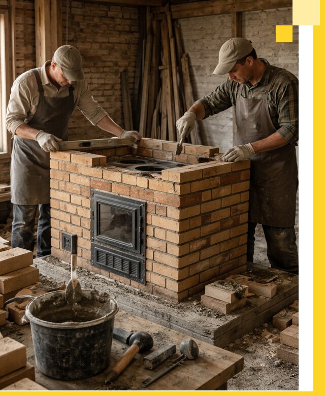 Изготовление и установка варочных печей под ключ в Махачкале