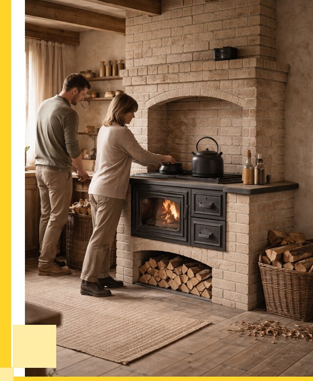 Печи с плитой в Махачкале от 46598 р. | ЭриданМхч — кирпичная печь