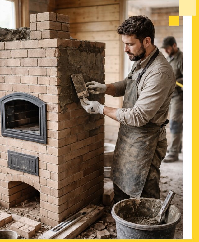 Изготовление и установка печей-шведок под ключ в Махачкале