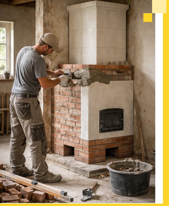 Изготовление и установка печей-голландок под ключ в Махачкале