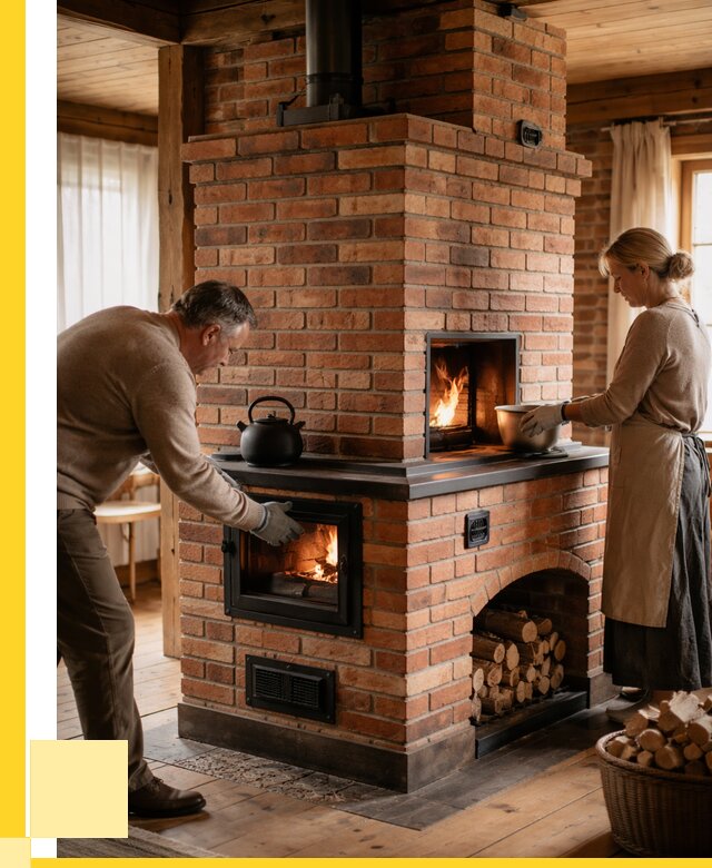 Печи для загородного дома под ключ в Махачкале от 82840 р. | ЭриданМхч