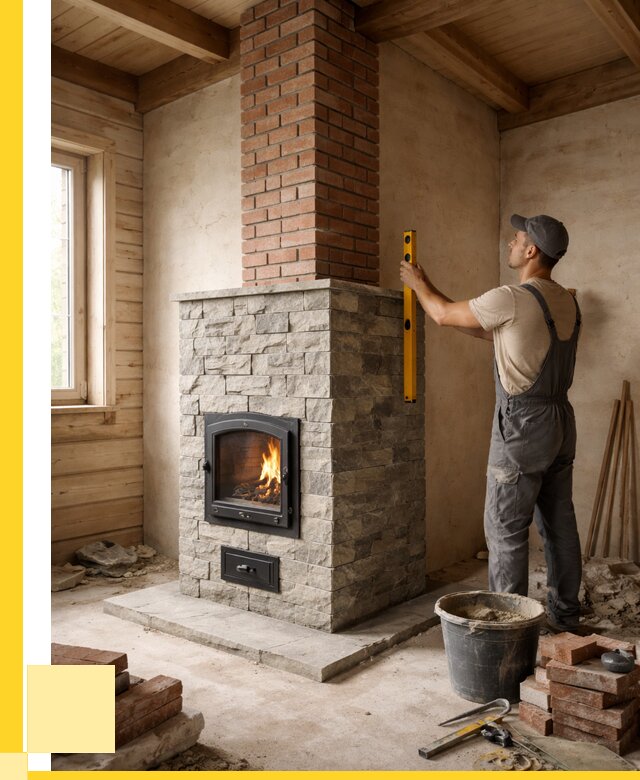 Печи и дымоходы под ключ в Махачкале от 46598 р., ЭриданМхч