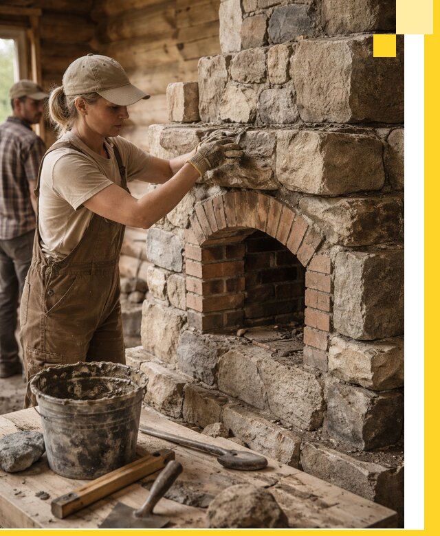 Каменные печи на заказ и монтаж в Махачкале, долговечные решения