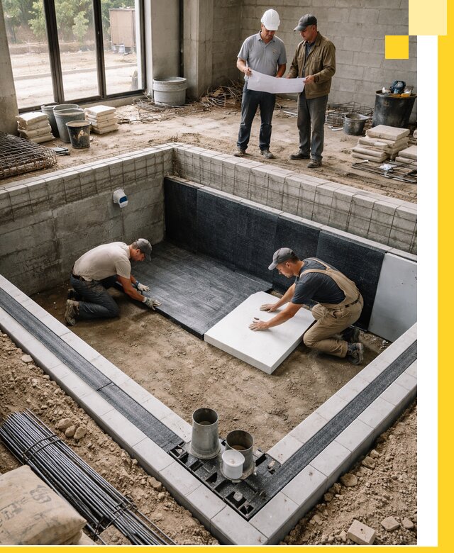 Проекты частных и общественных бассейнов под ключ в Махачкале