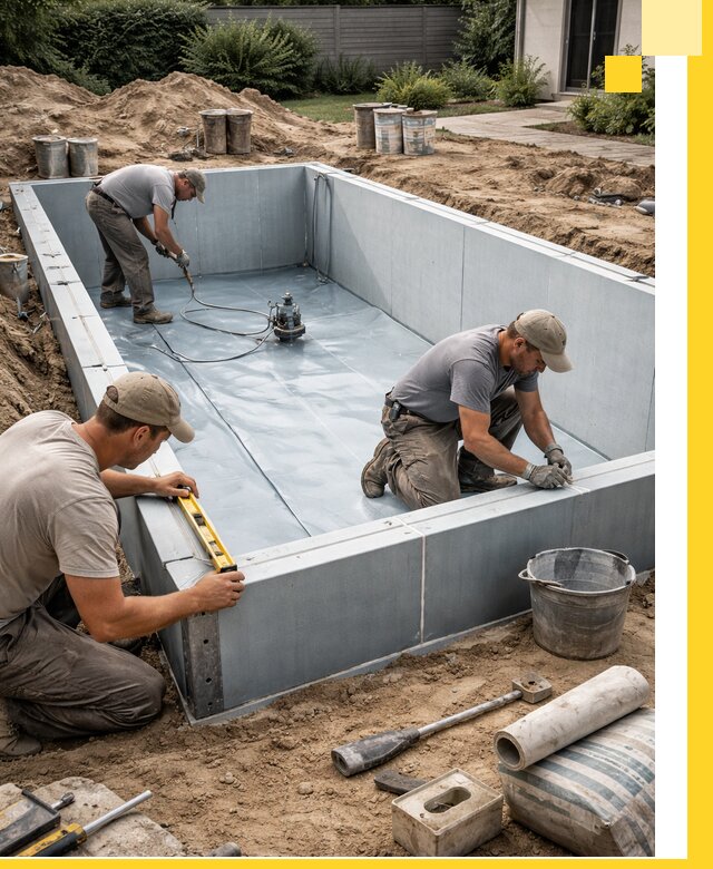 Профессиональный монтаж бассейнов под ключ в Махачкале с гарантией