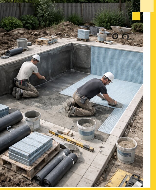 Проектирование и строительство стационарных бассейнов в Махачкале