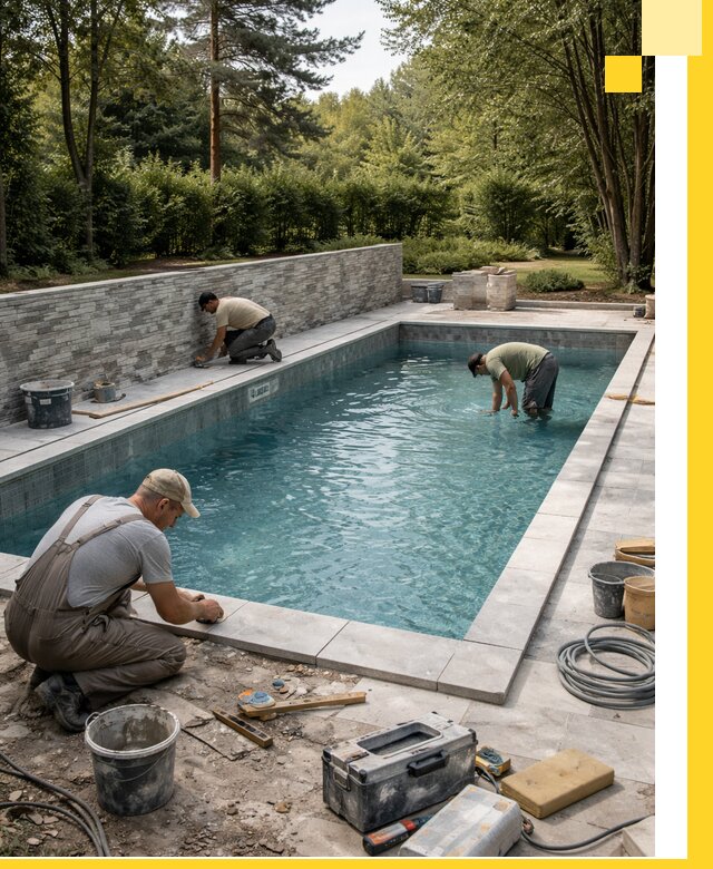 Проектирование и строительство частных бассейнов в Махачкале