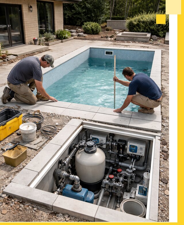 Строительство качественных домашних бассейнов под ключ в Махачкале