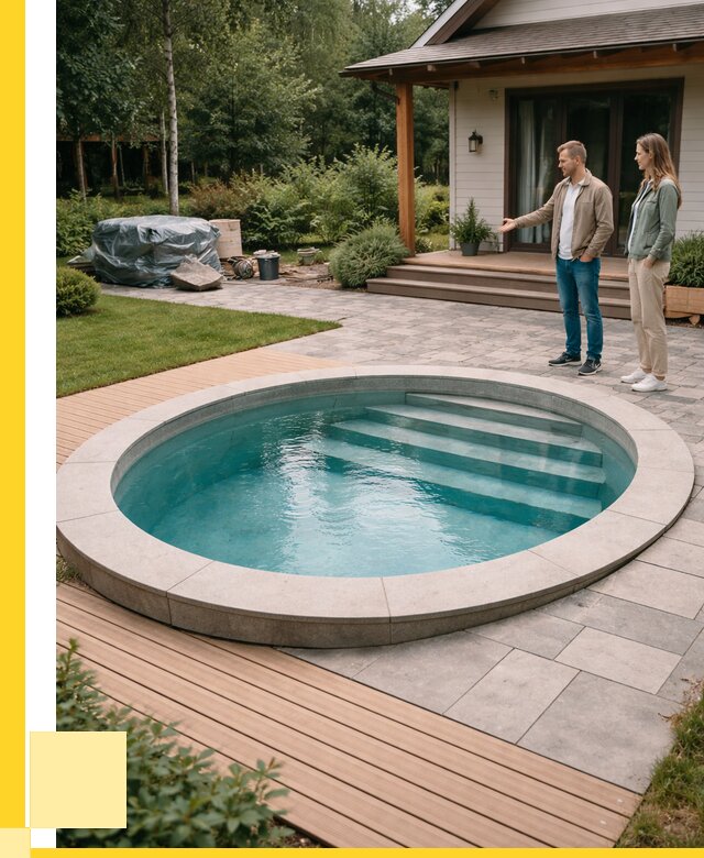 Бассейн на даче под ключ в Махачкале от 207100 р., ЭриданМхч