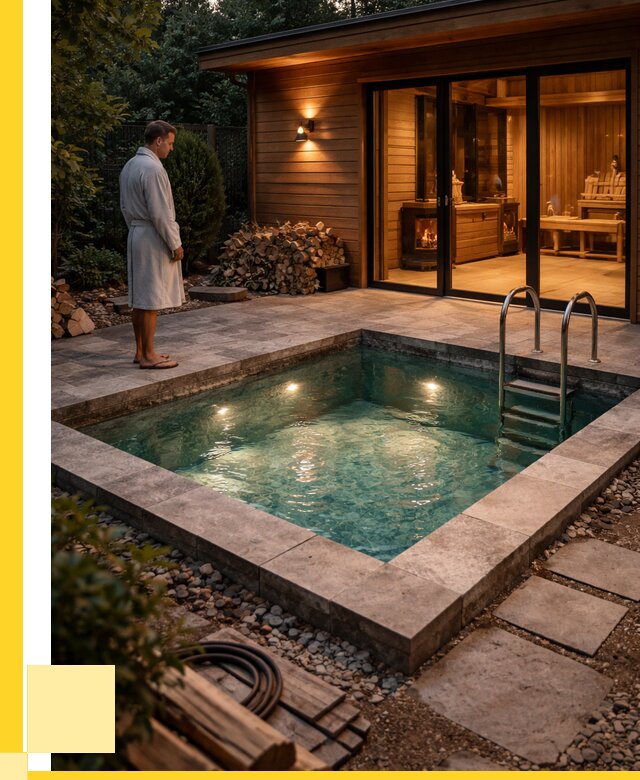 Бани с бассейном под ключ в Махачкале от 98373 р. | ЭриданМхч