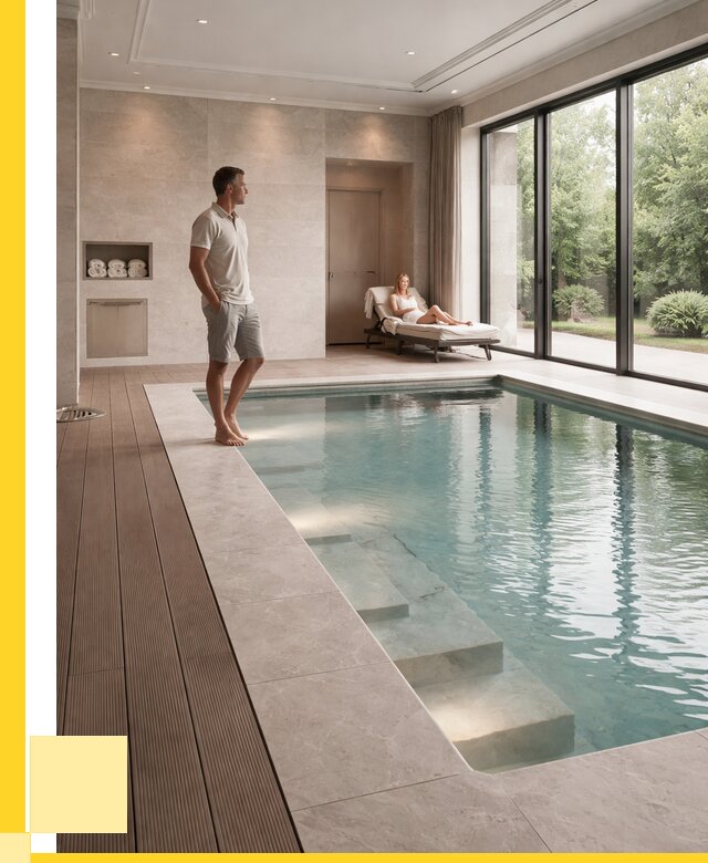 Бассейны в коттедже под ключ в Махачкале от 1242600 р. | ЭриданМхч