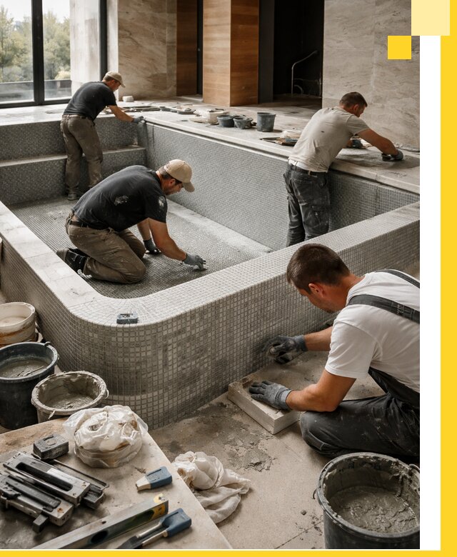 Строительство и установка СПА бассейнов под ключ в Махачкале