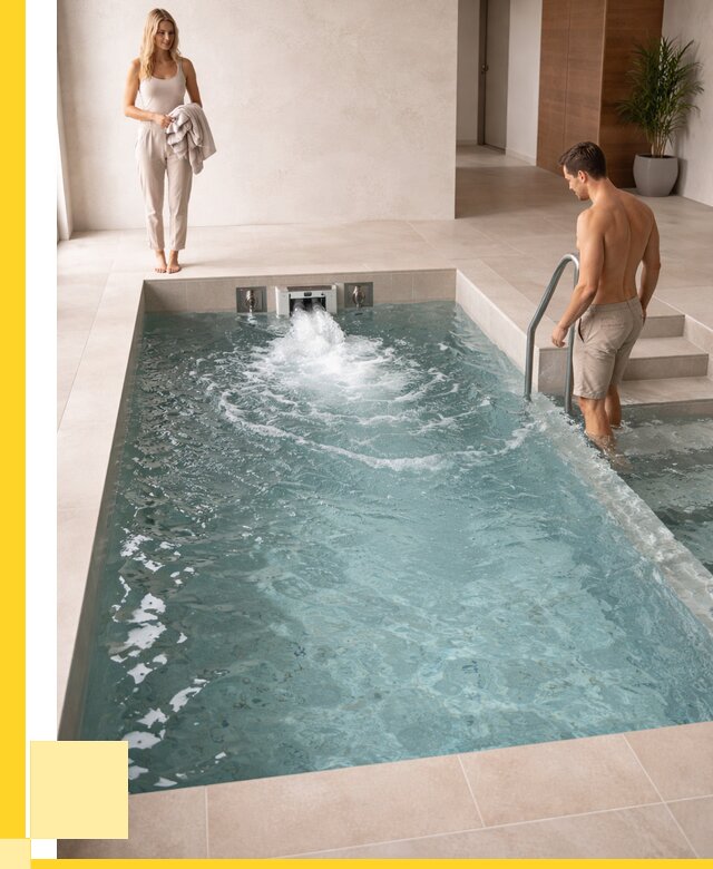 Бассейн с противотоком в Махачкале от 258875 р. | ЭриданМхч