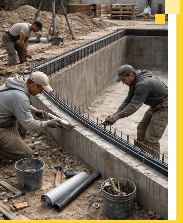 Качественный монтаж чаши бассейна в Махачкале под ключ с гарантией