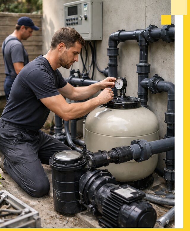 Поставка и монтаж фильтровального оборудования для бассейнов в Махачкале