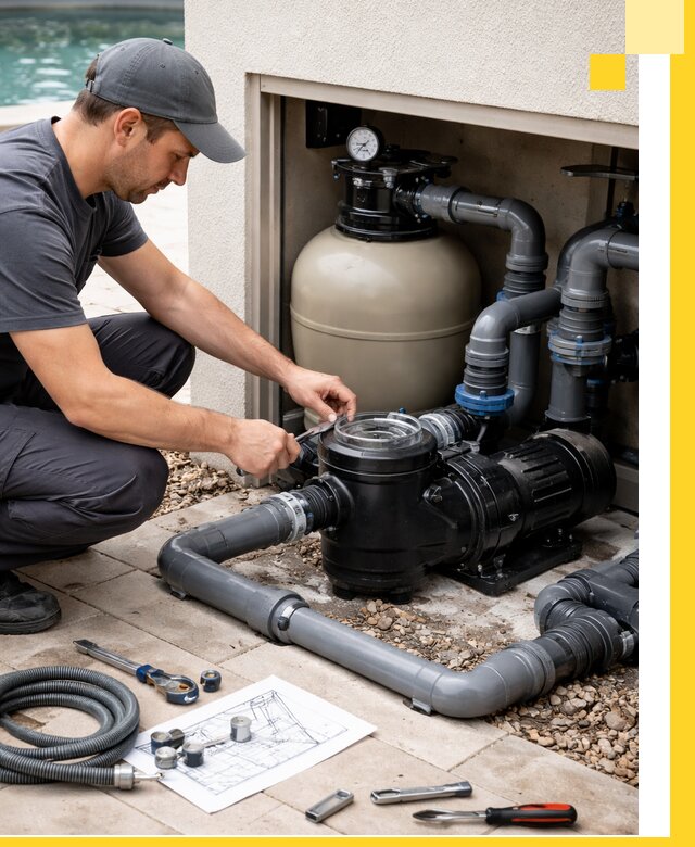 Поставка, монтаж и сервис насосов для бассейнов в Махачкале