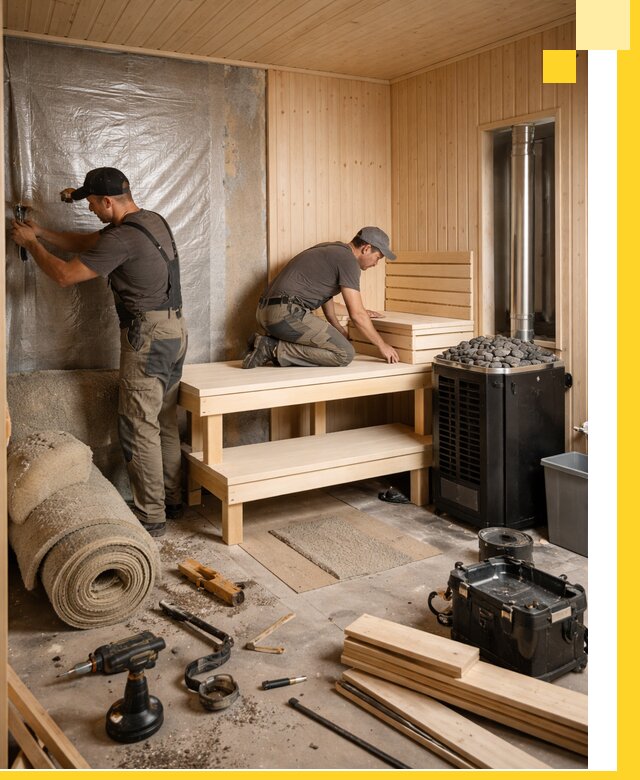 Проекты саун под ключ в Махачкале дизайн и строительство