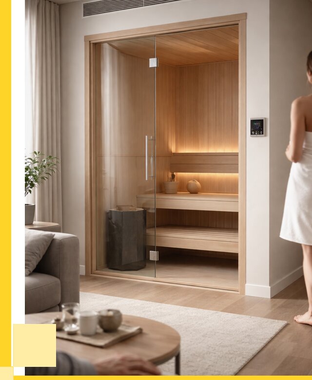 Сауна в квартире под ключ в Махачкале от 124260 р. ЭриданМхч