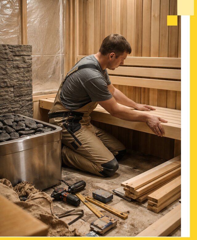 Сауны для дома под ключ с проектированием и монтажом в Махачкале