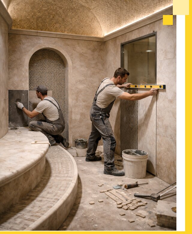 Проектирование и строительство саун с хамамом под ключ в Махачкале