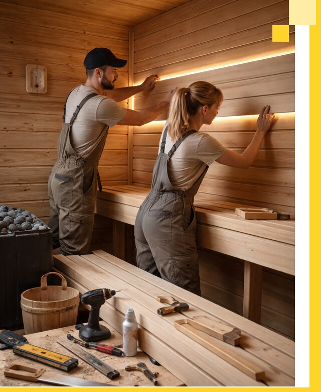 Дизайн саун и бань под ключ с индивидуальным проектом в Махачкале