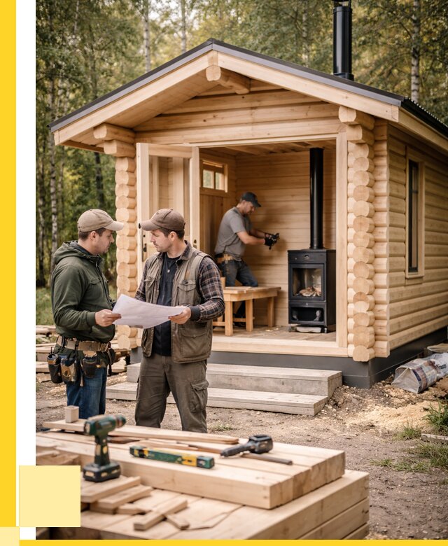 Монтаж бань под ключ в Махачкале — от 207100 р. | ЭриданМхч