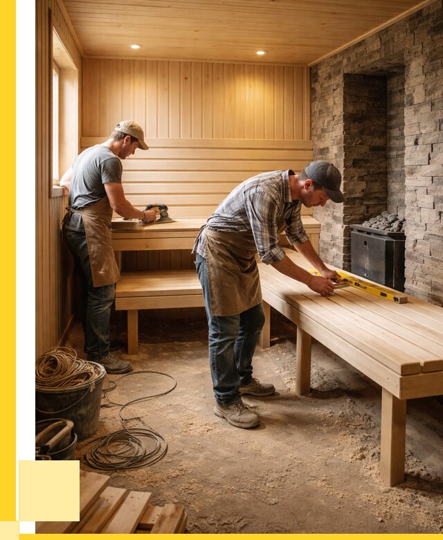 Отделка бани в Махачкале: внутренняя отделка от 3107 р. | ЭриданМхч