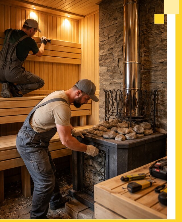 Комплексный дизайн бань, саун и зон отдыха в Махачкале