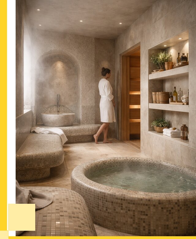 Строительство бани с хамамом в Махачкале от 776625 р. | ЭриданМхч