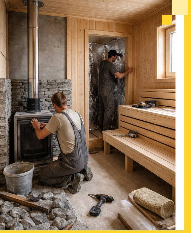 Строительство и изготовление бань под ключ в Махачкале