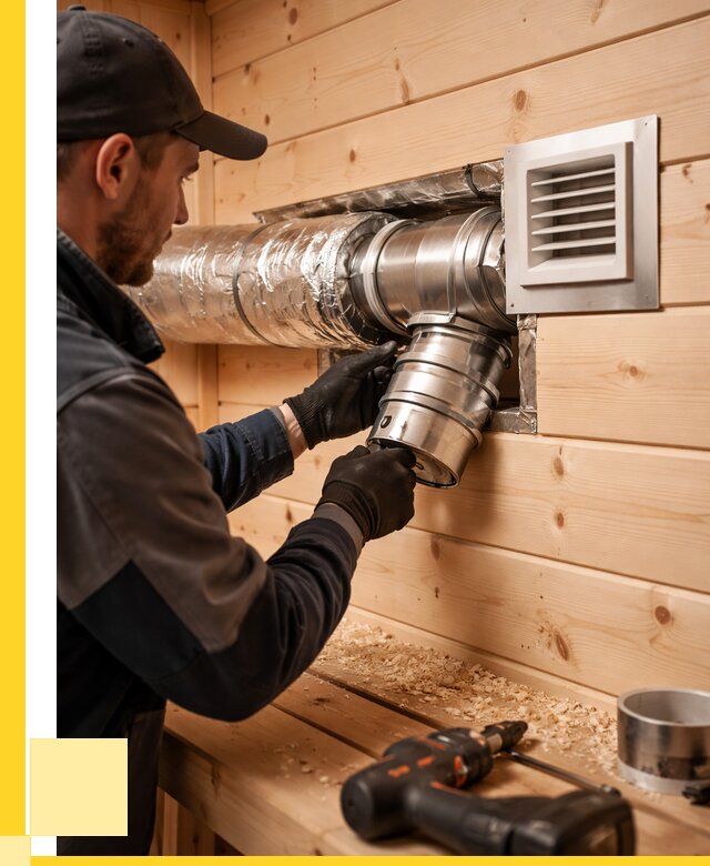 Монтаж вентиляции бани в Махачкале от 12426 р. | ЭриданМхч