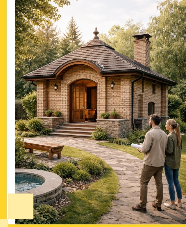 Проект кирпичной бани в Махачкале от 31065 р. | ЭриданМхч