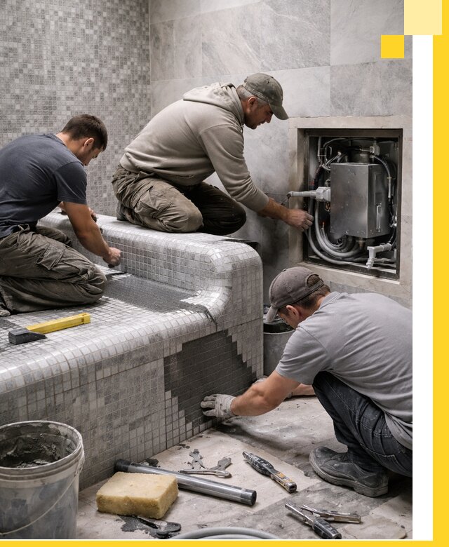 Проекты хамамов под ключ в Махачкале и дизайн и строительство