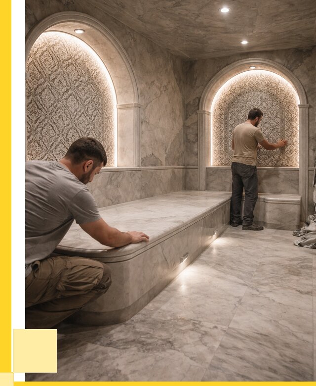 Турецкие бани под ключ в Махачкале от 258875 р. | ЭриданМхч