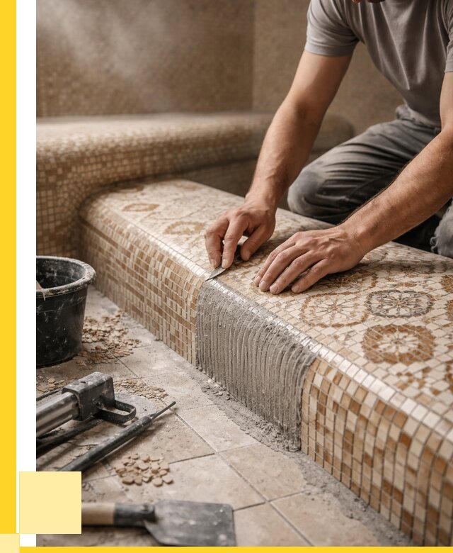 Плитка для хамама под ключ в Махачкале от 3624 р. | ЭриданМхч